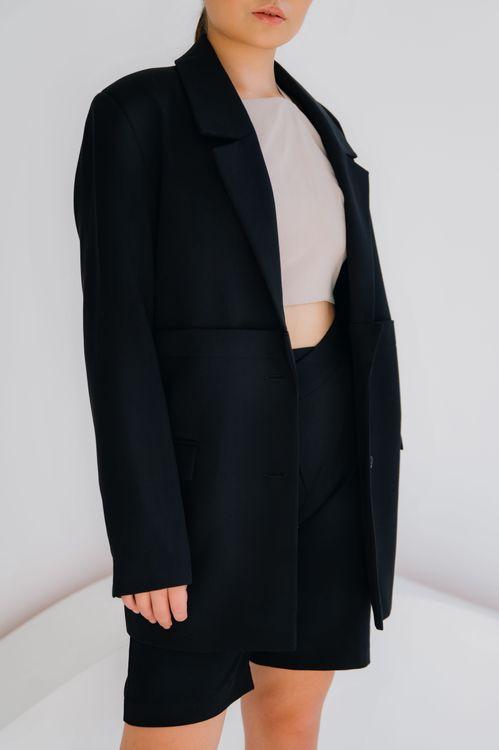 DOUBLE COLLAR BLAZER